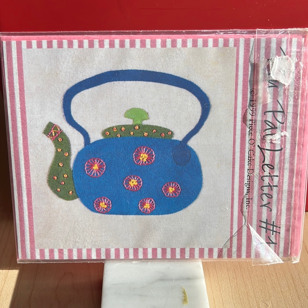 Rare Pin Pal Letter #1-5 by Piece O’ Cake Designs uncut factory fold